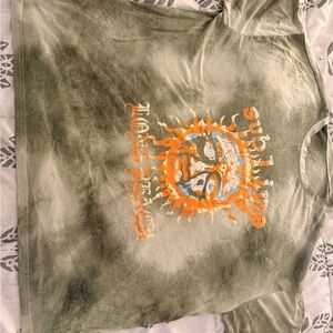 Sublime Green Tie-Dye Graphic Tee